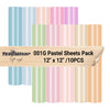 001 Series Pastel Color Sheets Pack