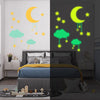 TECKWRAP Glow in the Dark Self Adhesive Vinyl Sheets 6 Sheets/Pack