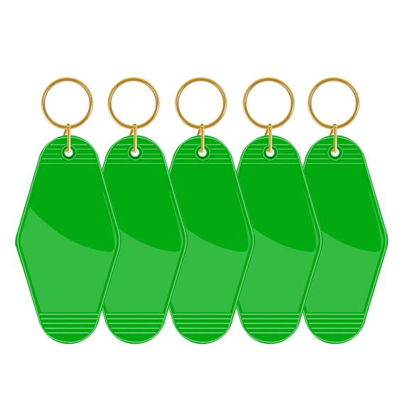 Motel Keychains Blanks 5 in a pack