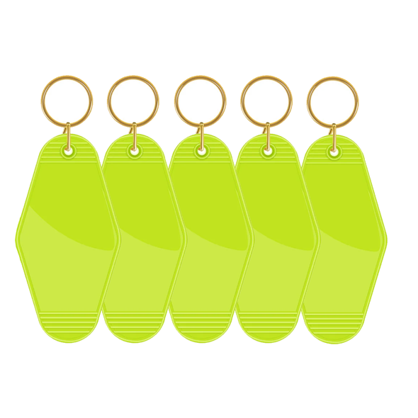 Motel Keychains Blanks 5 in a pack
