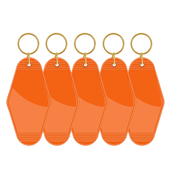 Motel Keychains Blanks 5 in a pack