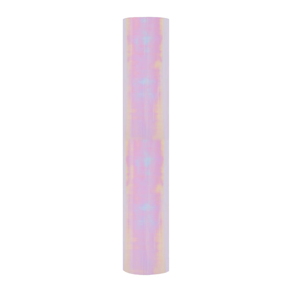 Rainbow: A tie-dye effect vinyl roll of baby blue, baby pink , crepe pink colors.