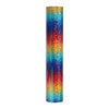 Stripe: A dazzling vinyl roll which has several rainbow colors: apple red, dandelion yellow, sky blue, berry blue.. 