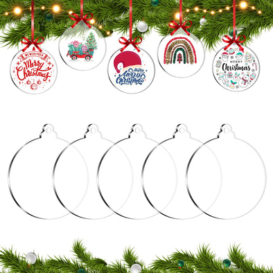 Christmas Ornaments Blanks - Worldwide / Round - TeckwrapCraft