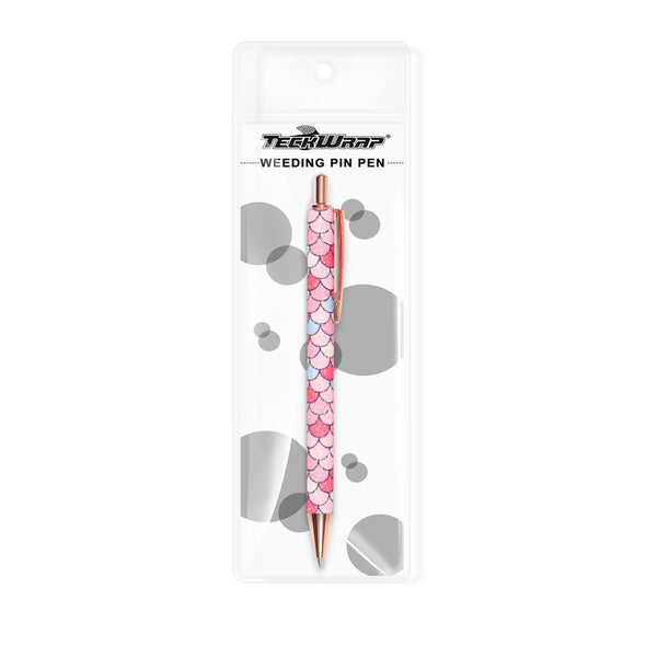 TeckWrap Craft Europe Pink Mermaid Weeding Pen for Excess Vinyl