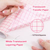 TeckWrap Craft Europe Red Grid Transfer Tape  for layering