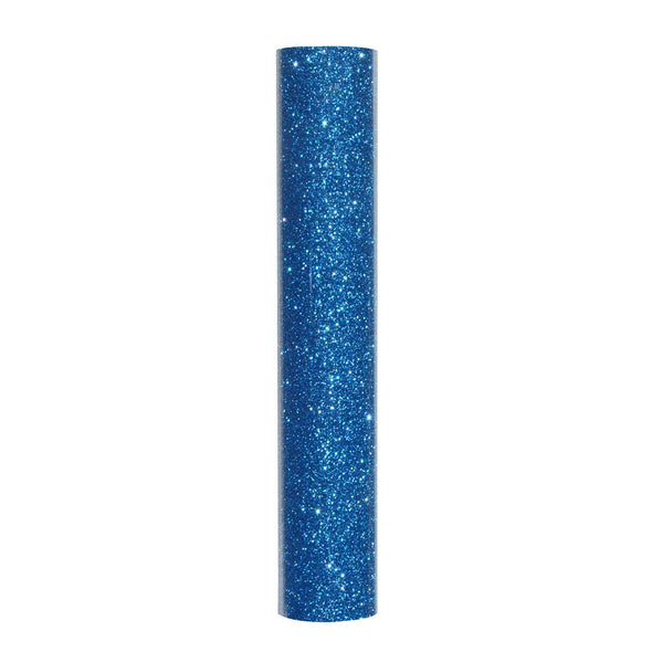 Blue: Glittery, lapis blue colored vinyl roll.