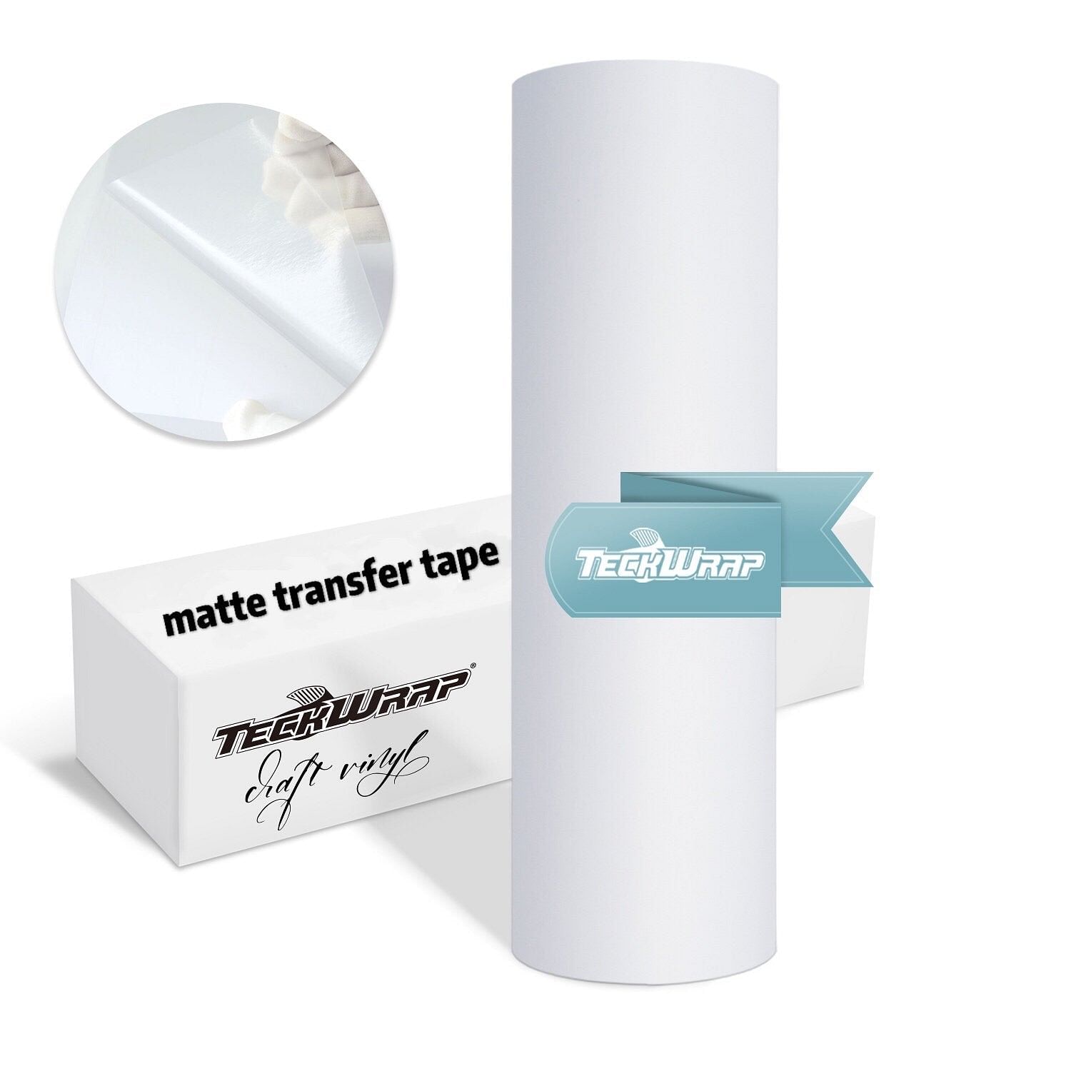 Matte Transfer Tape Low Tack Adhesive from TeckWrap Craft Europe