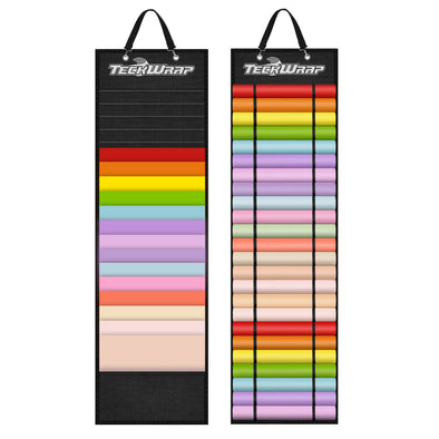 TeckWrapCraft Hanging Vinyl Roll Storage with 24 Compartments - TeckWrap Craft Europe
