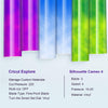 Neon Cold Color Changing Adhesive Vinyl Sheets Pack - TeckWrap Craft Europe