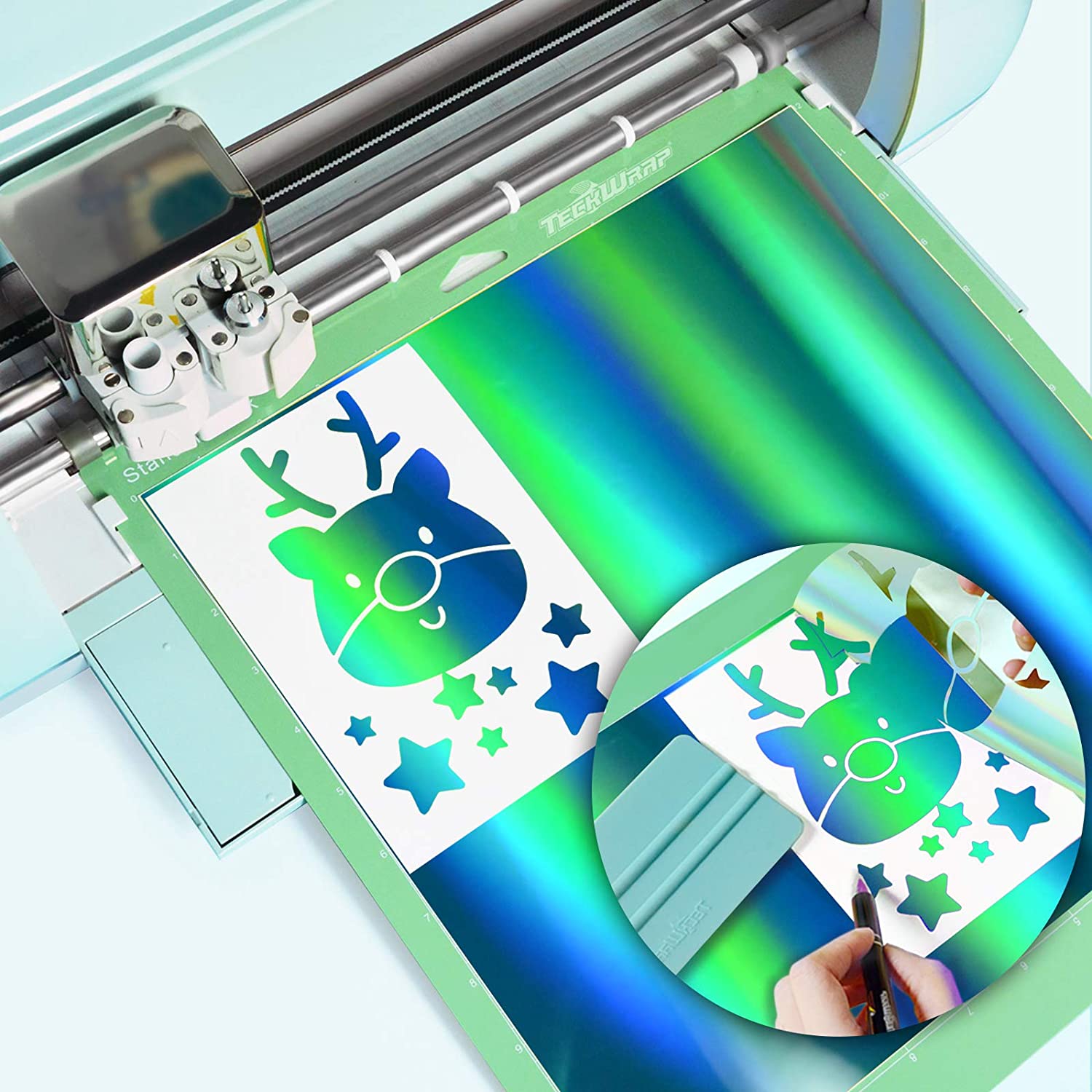 How to Make Multi-Color Vinyl Stickers Using TeckWrap Craft Vinyl–  TeckwrapCraft
