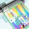 Holographic Glossy Rainbow Adhesive Vinyl Sheets Pack - TeckWrap Craft Europe
