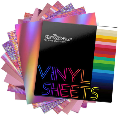 Rose Gold Adhesive Craft Vinyl Sheets Pack - TeckWrap Craft Europe
