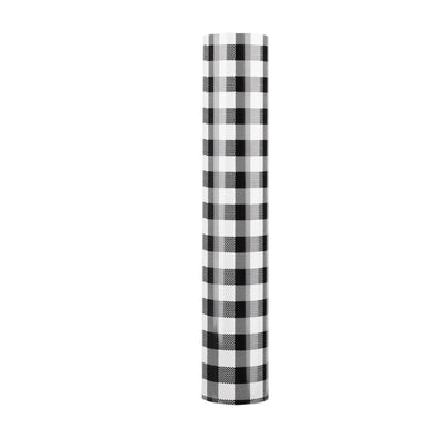 White and Black: A simple white and black plaid design.