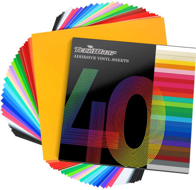 Rainbow stripe craft vinyl sheet - HTV - Adhesive Vinyl - medium